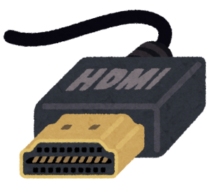 HDMIケーブルのイラスト