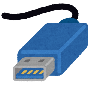USB3ケーブルのイラスト